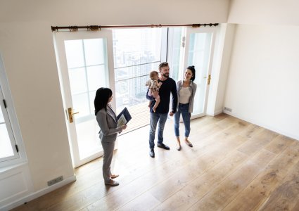 Young family house hunting and looking to buy a new house