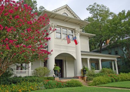 "An historic house, circa 1905, near downtown Dallas, Texas